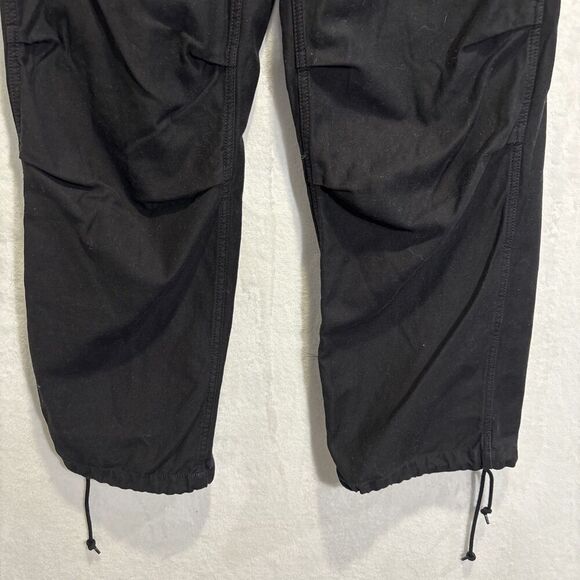 Aritzia TNA Supply Cargo Pants Adjustable Waist Women's Size Medium Black - Picture 5 of 15